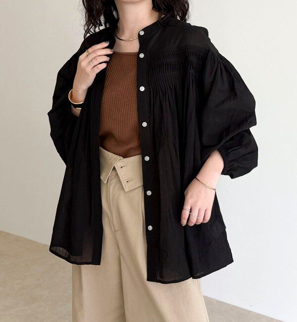 fredy emue「【GEVACO/ゲバコ】ピンタックブラウス」|シャツ・ブラウス|