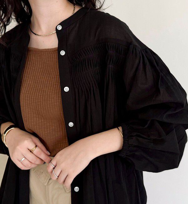 fredy emue「【GEVACO/ゲバコ】ピンタックブラウス」|シャツ・ブラウス|
