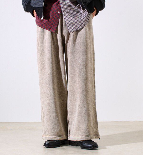 GLOSTER「【トレンド感あるルーズフィット】スノーウォッシュ スウェットパンツ」|その他|
