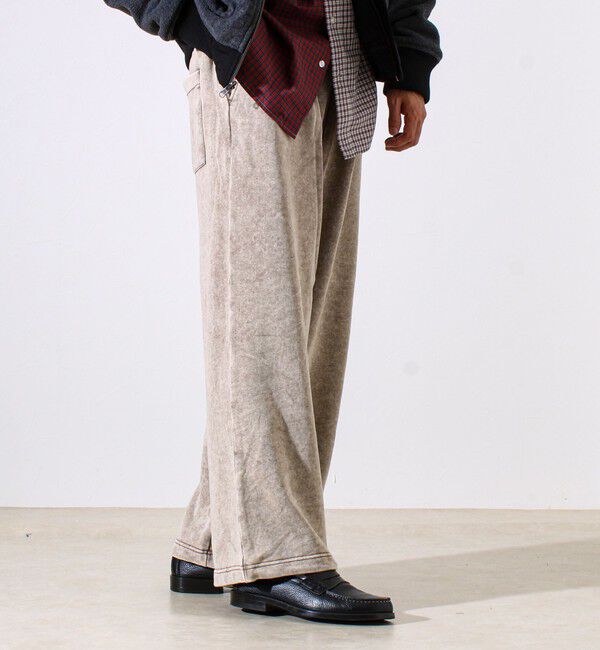 GLOSTER「【トレンド感あるルーズフィット】スノーウォッシュ スウェットパンツ」|その他|