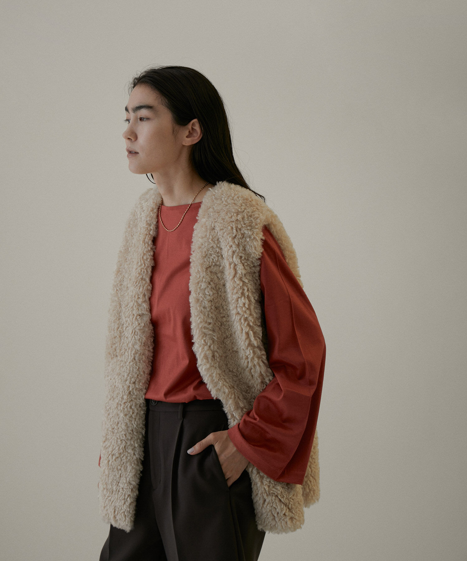 SALON adam et rope'「【UVカット】prima zymフレアースリーブTシャツ」|Tシャツ・カットソー|レンガ(75)