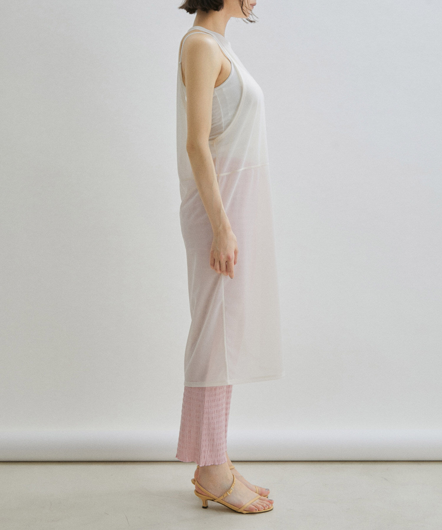 SALON adam et rope'「シアーアメリカンスリーブワンピース」|ワンピース|