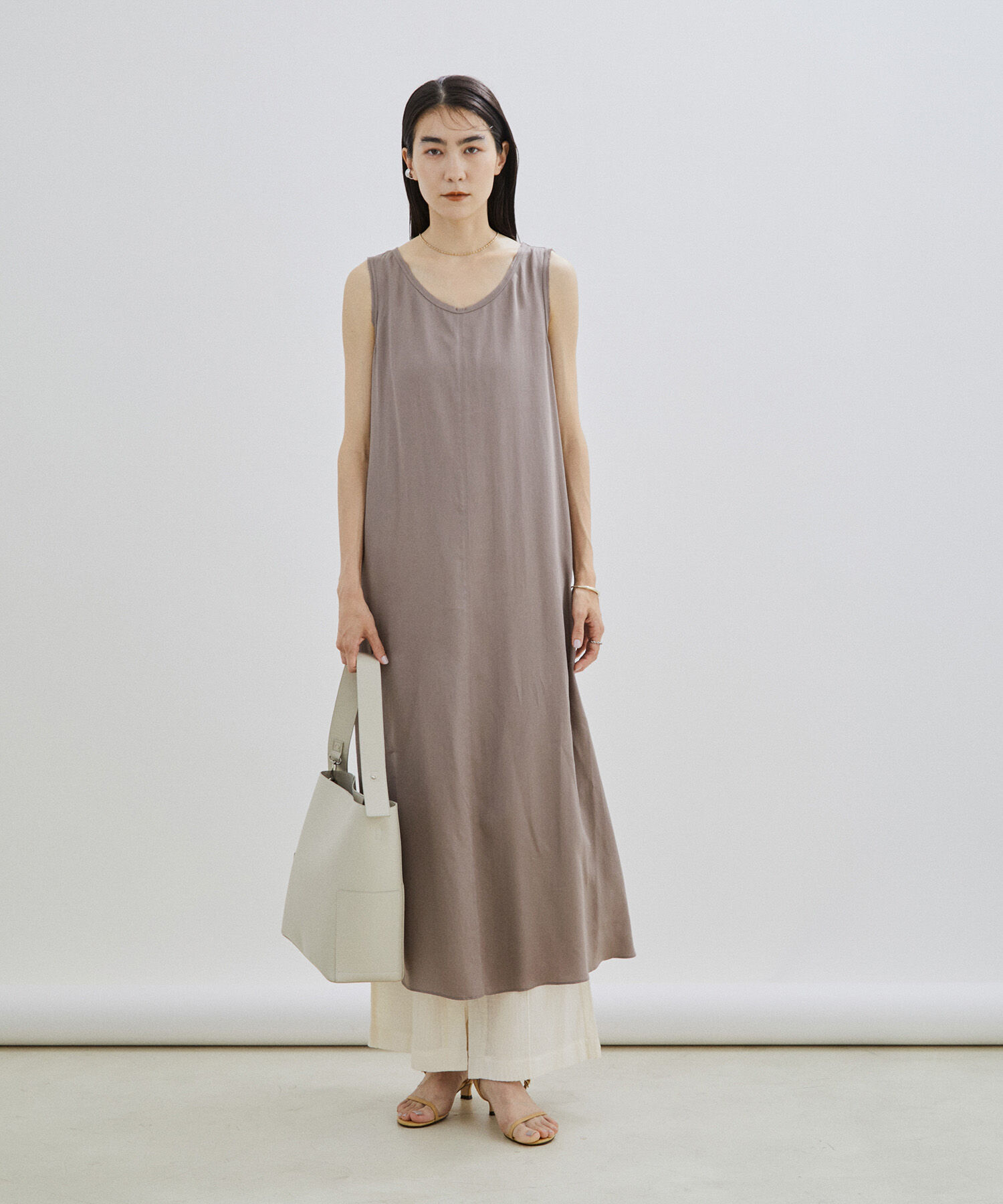 SALON adam et rope'「【NIPPON CULTURE】高島ちぢみサイドスリットイージーパンツ」|その他|