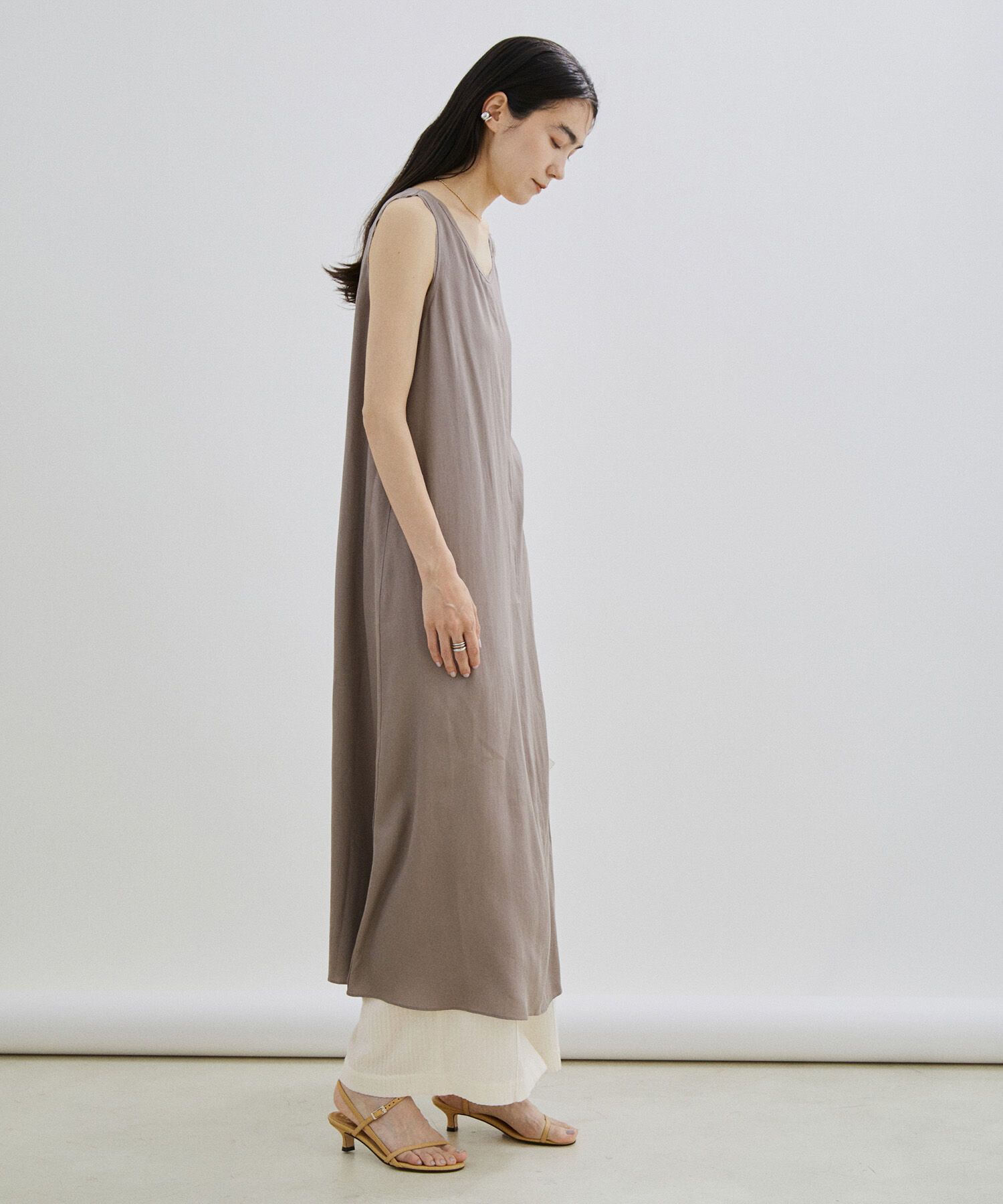 SALON adam et rope'「【NIPPON CULTURE】高島ちぢみサイドスリットイージーパンツ」|その他|