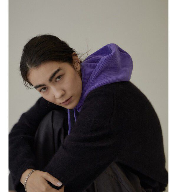 SALON adam et rope'「バラクラバ -CreamyCotton /クリーミーコットン-」|ストール|パープル