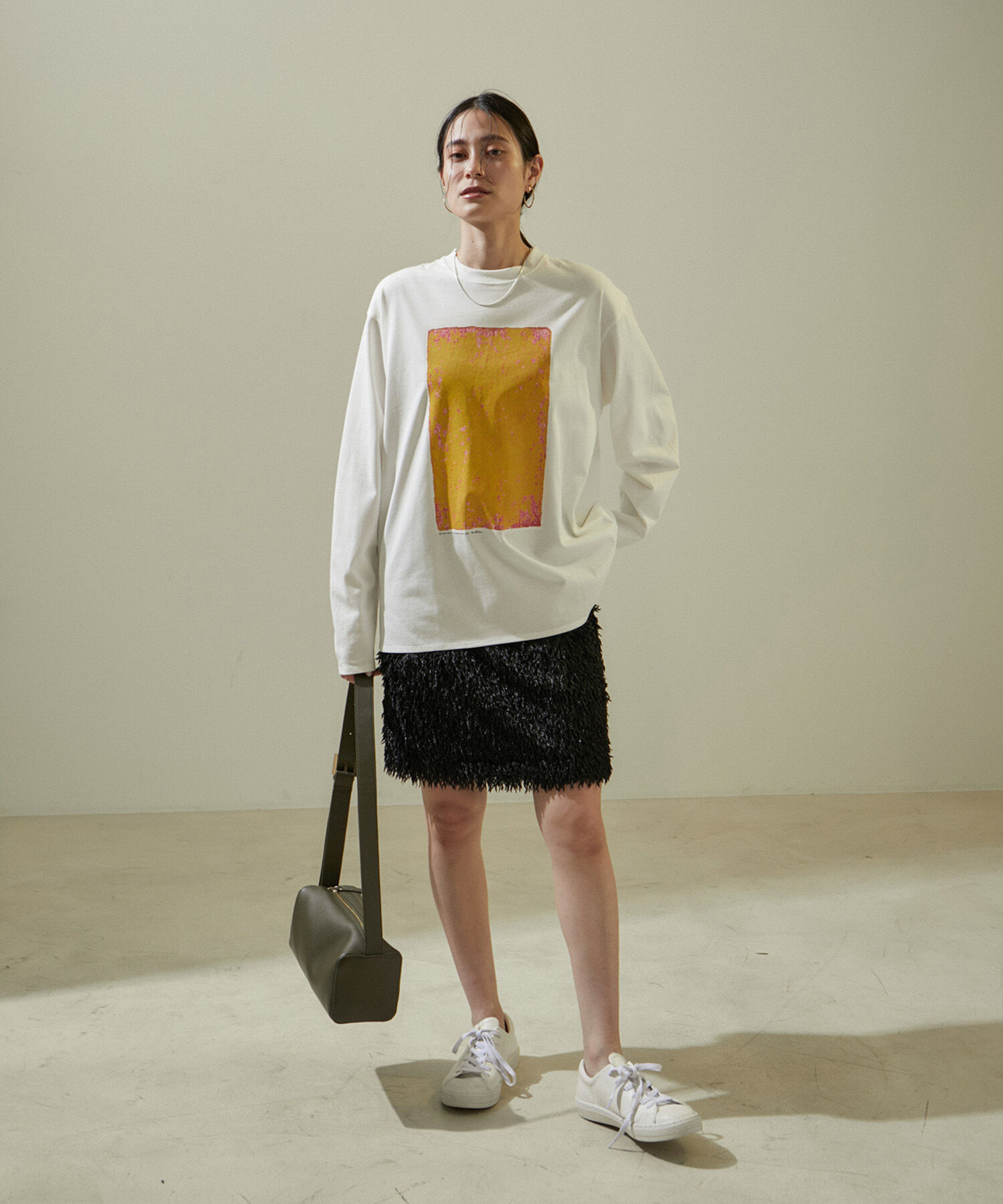 SALON adam et rope'「フェザーレイヤードスカート/ミニスカート【洗える】」|スカート|