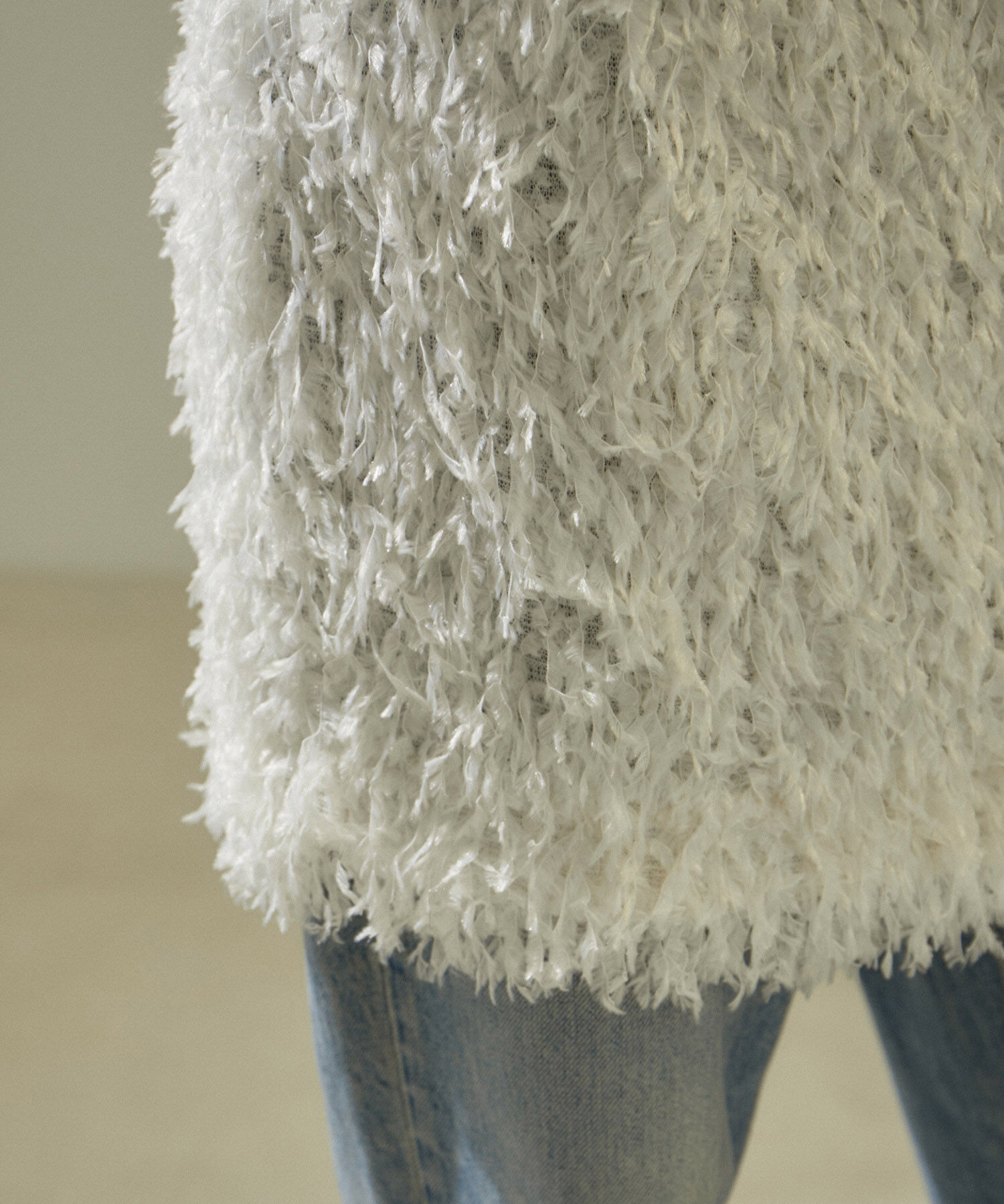 SALON adam et rope'「フェザーレイヤードスカート/ミニスカート【洗える】」|スカート|