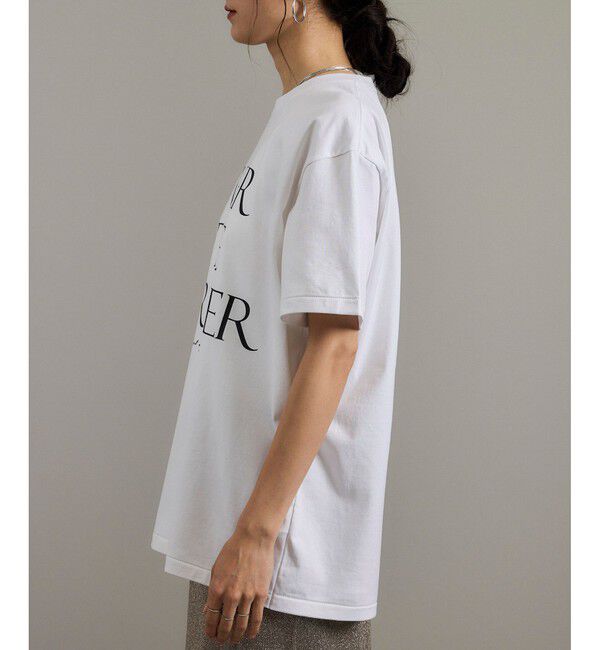 SALON adam et rope'「OVER THE BORDER ロゴプリントTシャツ / レタリングTシャツ」|Tシャツ・カットソー|