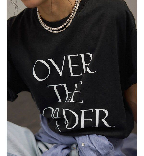 SALON adam et rope'「OVER THE BORDER ロゴプリントTシャツ / レタリングTシャツ」|Tシャツ・カットソー|