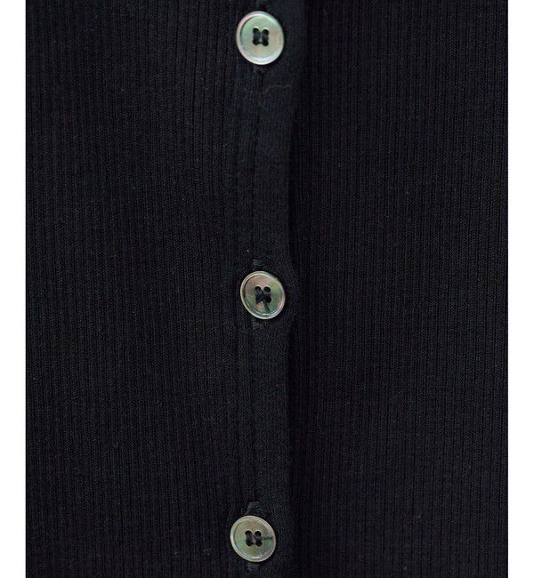 SALON adam et rope'「【WEB限定】プリマベールリブヘンリーネックノースリーブプルオーバー［UVケア・洗える］」|タンクトップ|