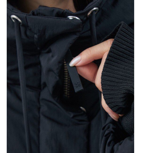 SALON adam et rope'「[GREENDOWN（グリーンダウン）]クロップドダウンブルゾン/ 撥水加工」|ダウン|