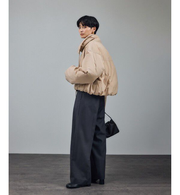 SALON adam et rope'「[GREENDOWN（グリーンダウン）]クロップドダウンブルゾン/ 撥水加工」|ダウン|