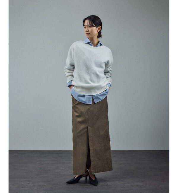 SALON adam et rope'「【WEB限定】オーガニックコットンコーデュロイナロースカート」|スカート|