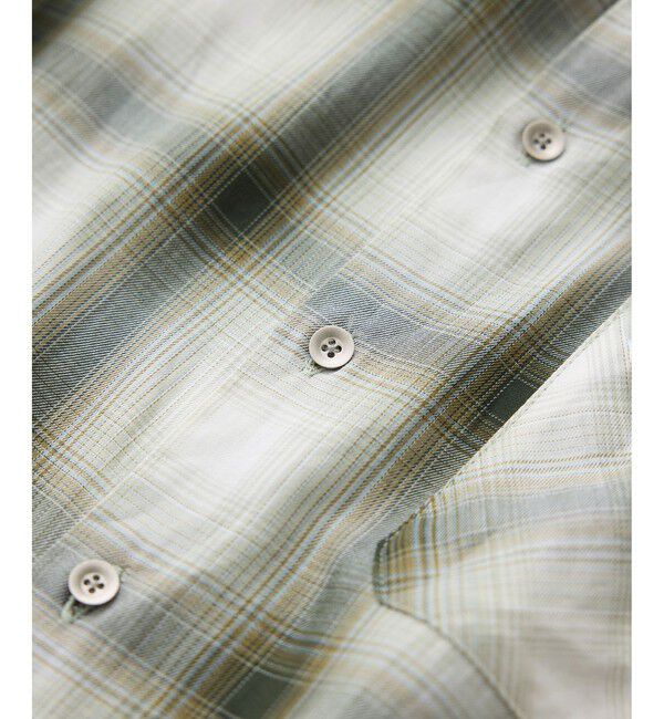 SALON adam et rope'「コットンリヨセルチェックシャツ」|シャツ・ブラウス|