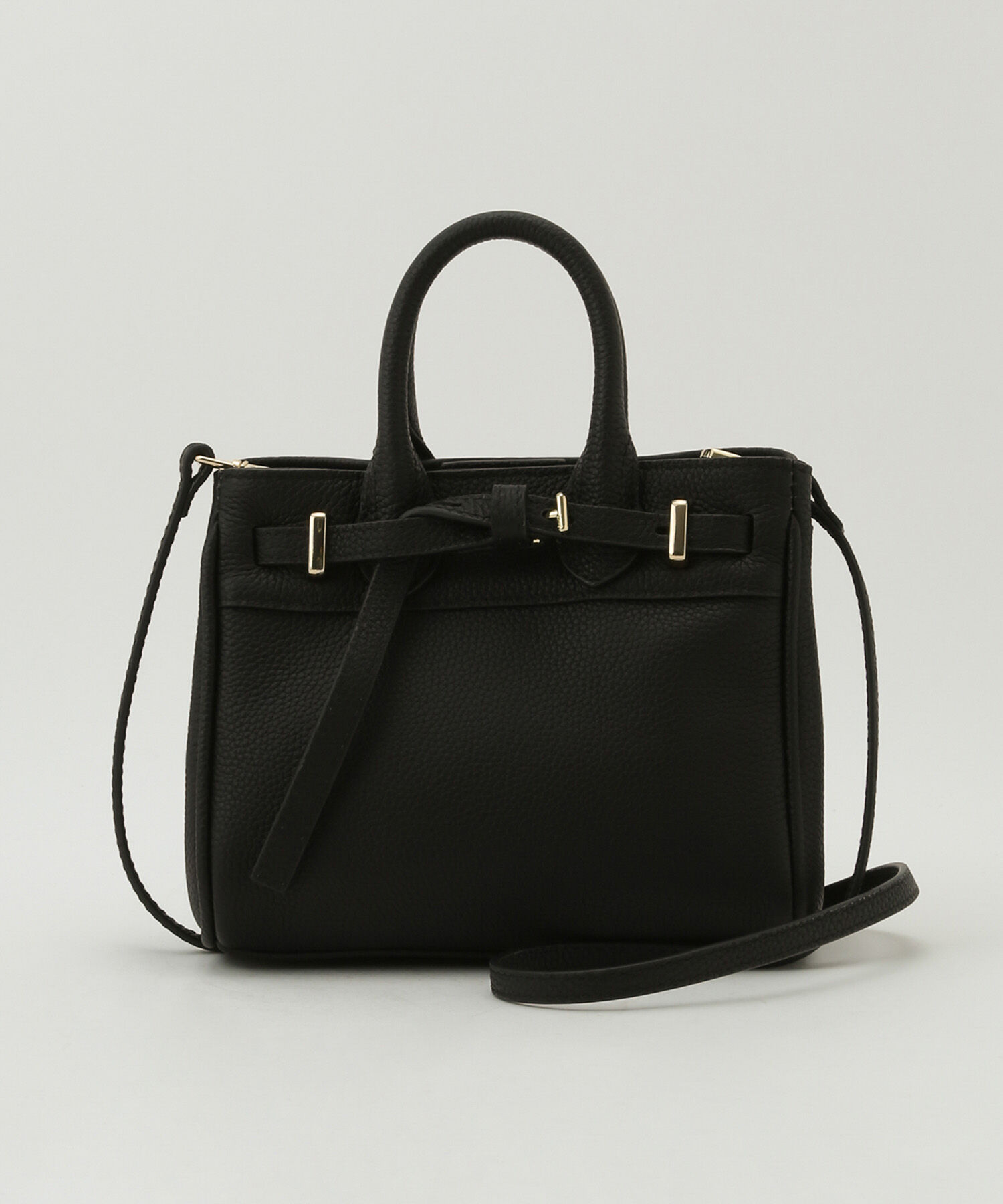 ROPE「【一部直営店舗・WEB限定】リアルレザーナローベルトミニバッグ」|ハンドバッグ|