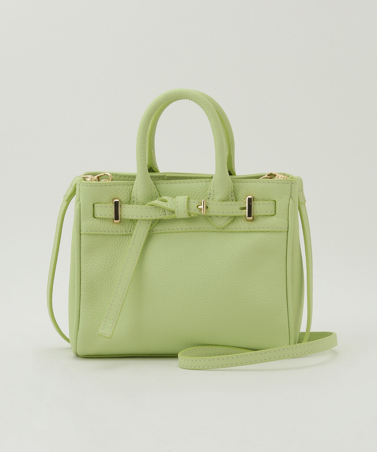 ROPE「【一部直営店舗・WEB限定】リアルレザーナローベルトミニバッグ」|ハンドバッグ|