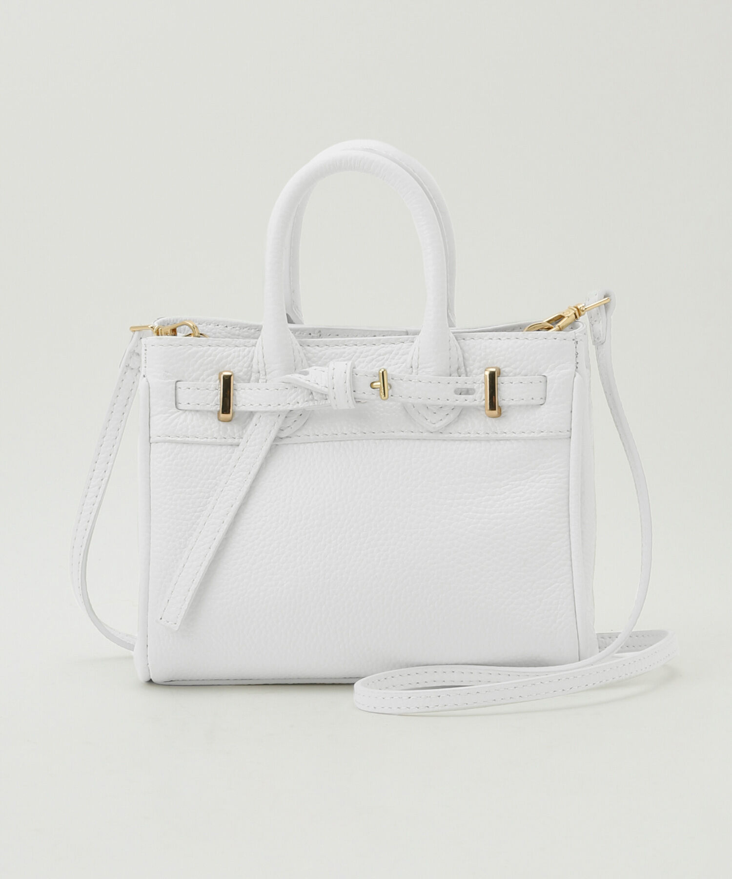 ROPE「【一部直営店舗・WEB限定】リアルレザーナローベルトミニバッグ」|ハンドバッグ|