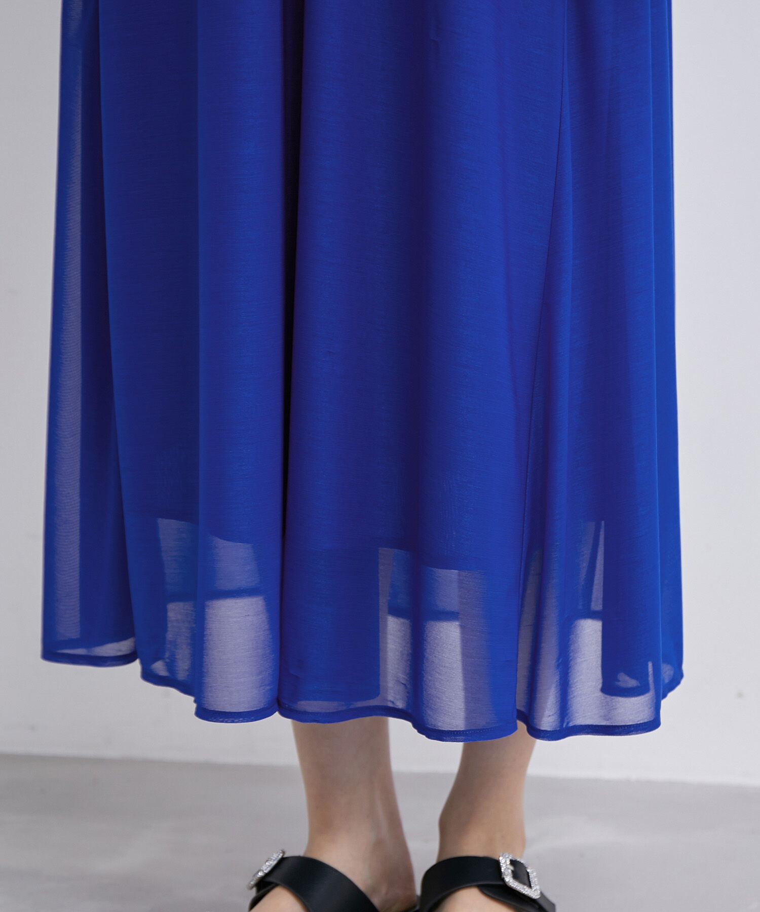 ROPE「【雑誌掲載】【洗える】【新色追加】エスパンディAラインシアーワンピース」|ワンピース|