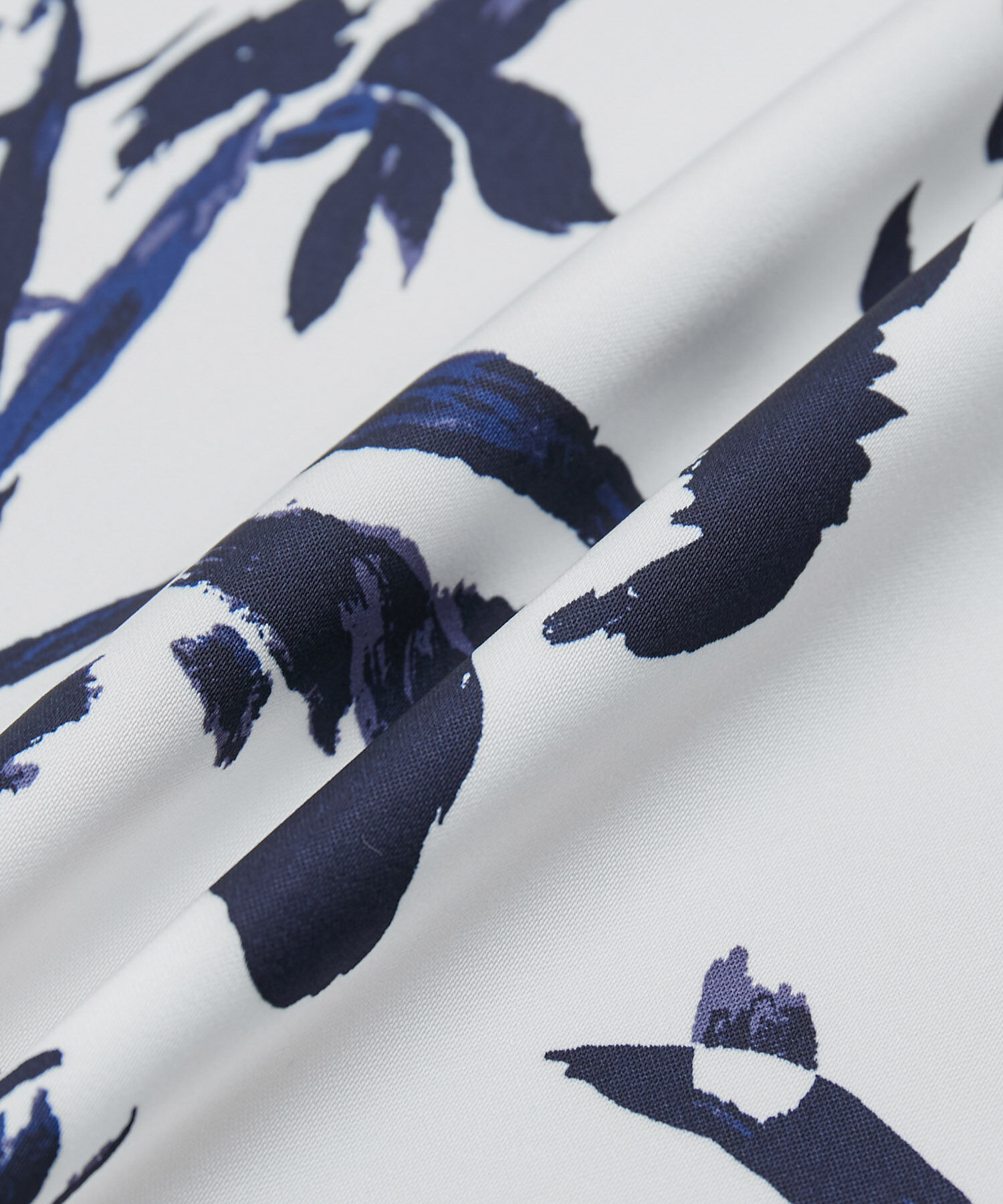 ROPE「サテンフレアスカート（無地/花柄）」|スカート|