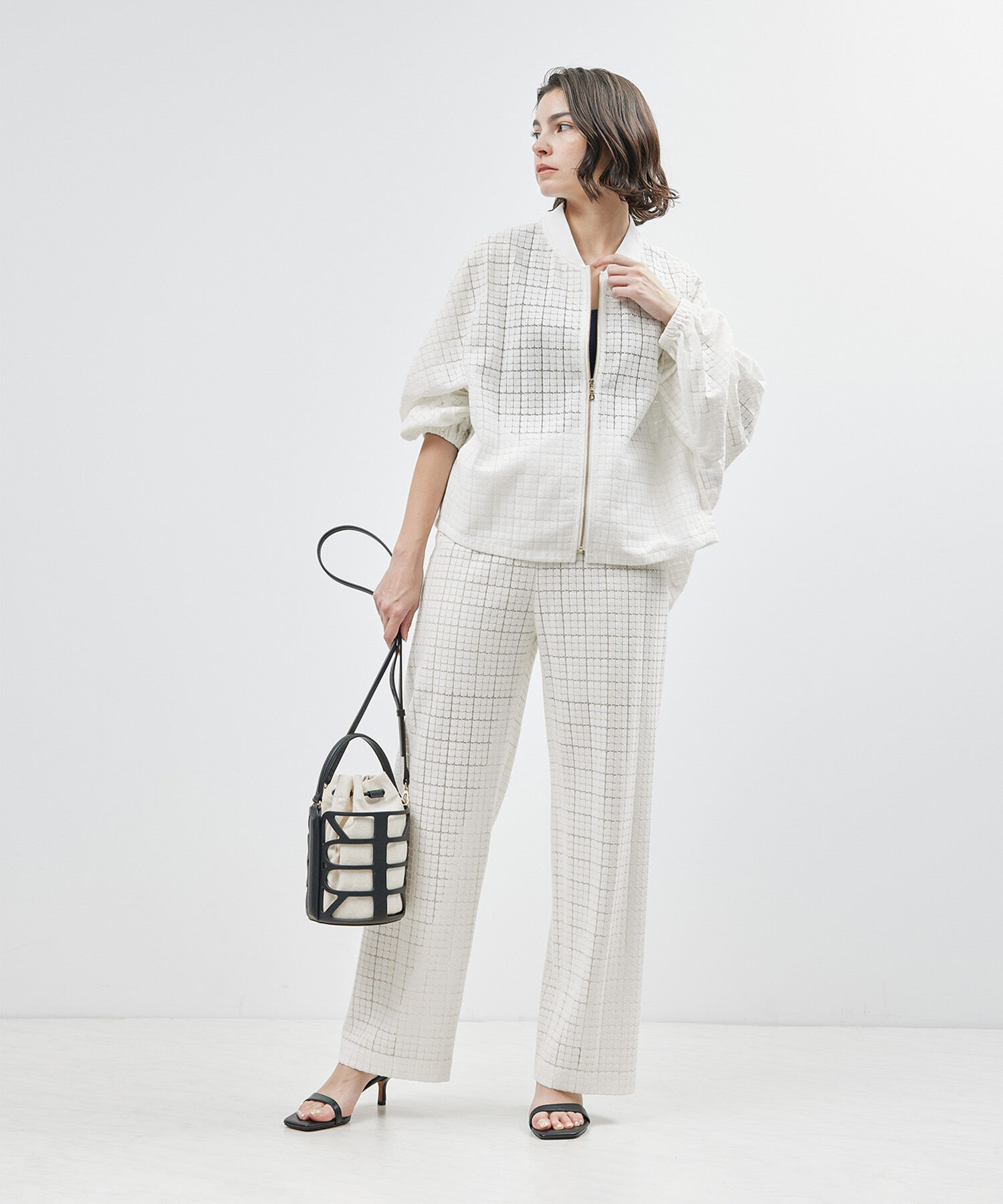 ROPE「キカレースオーバーブルゾン【セットアップ対応】【雑誌掲載】」|ブルゾン・スタジャン|