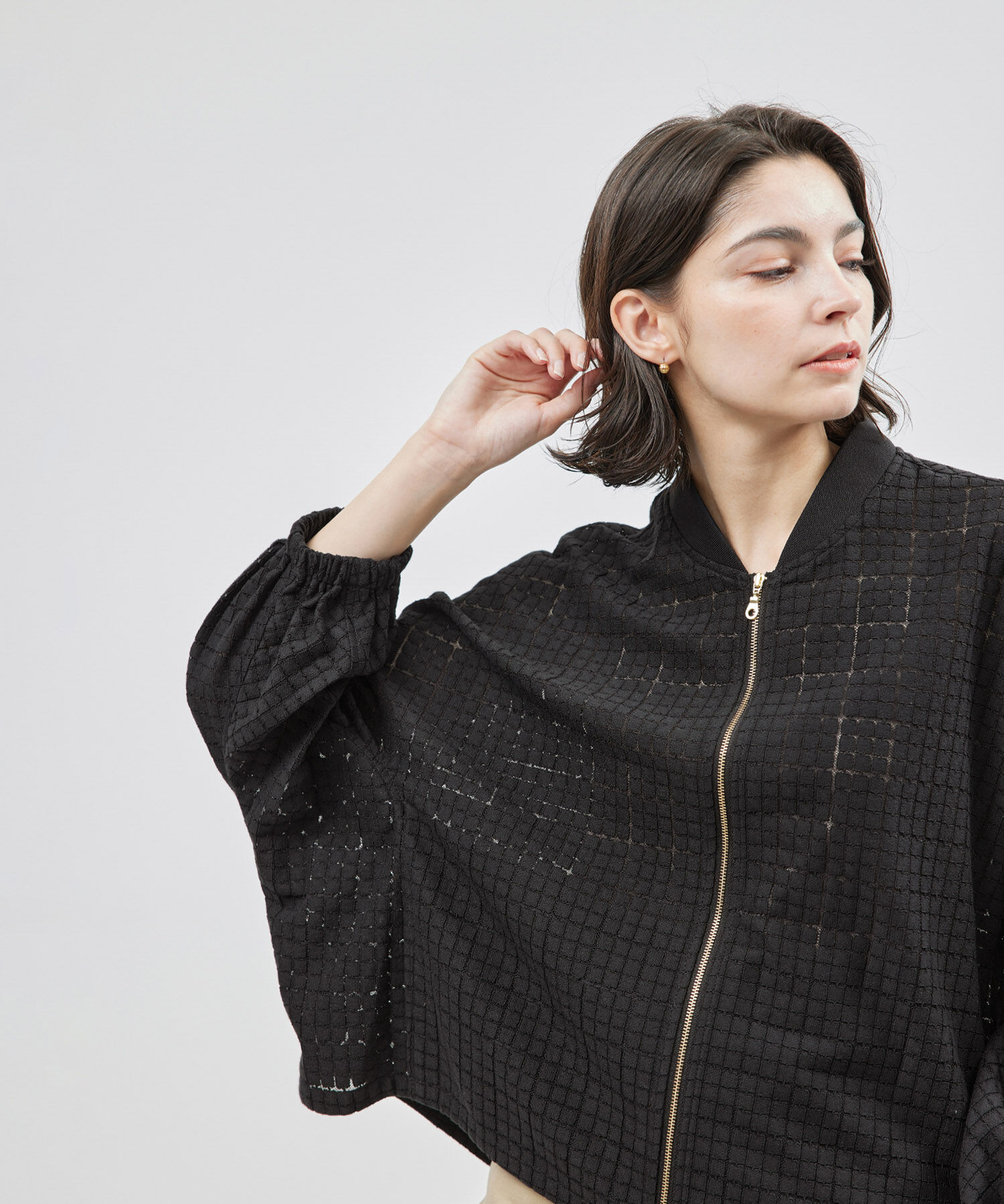 ROPE「キカレースオーバーブルゾン【セットアップ対応】【雑誌掲載】」|ブルゾン・スタジャン|