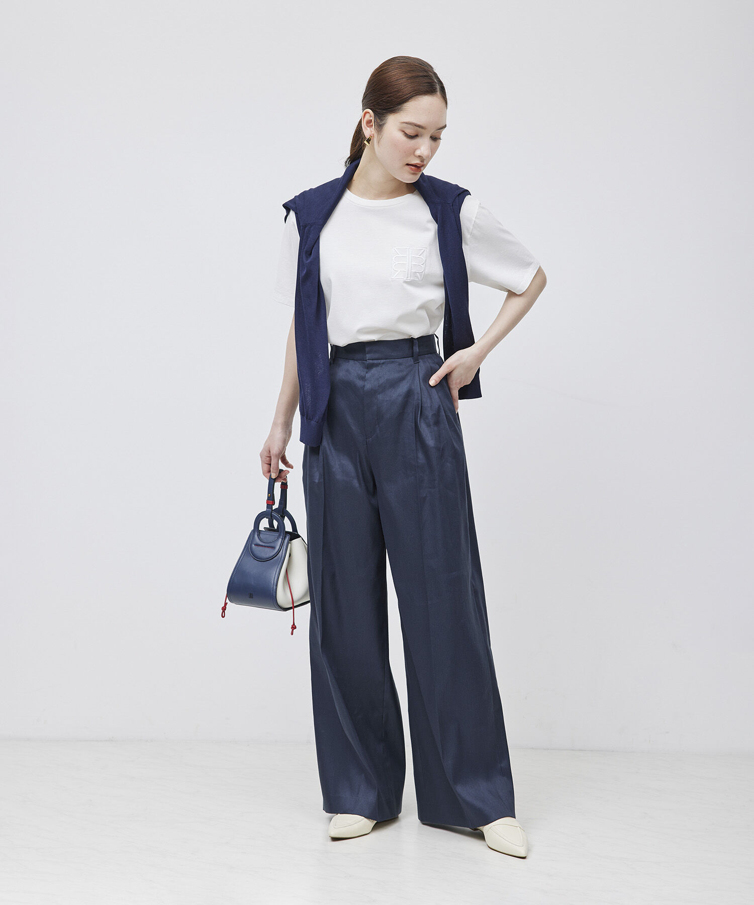 ROPE「アナグラム刺繍TEE」|Tシャツ・カットソー|