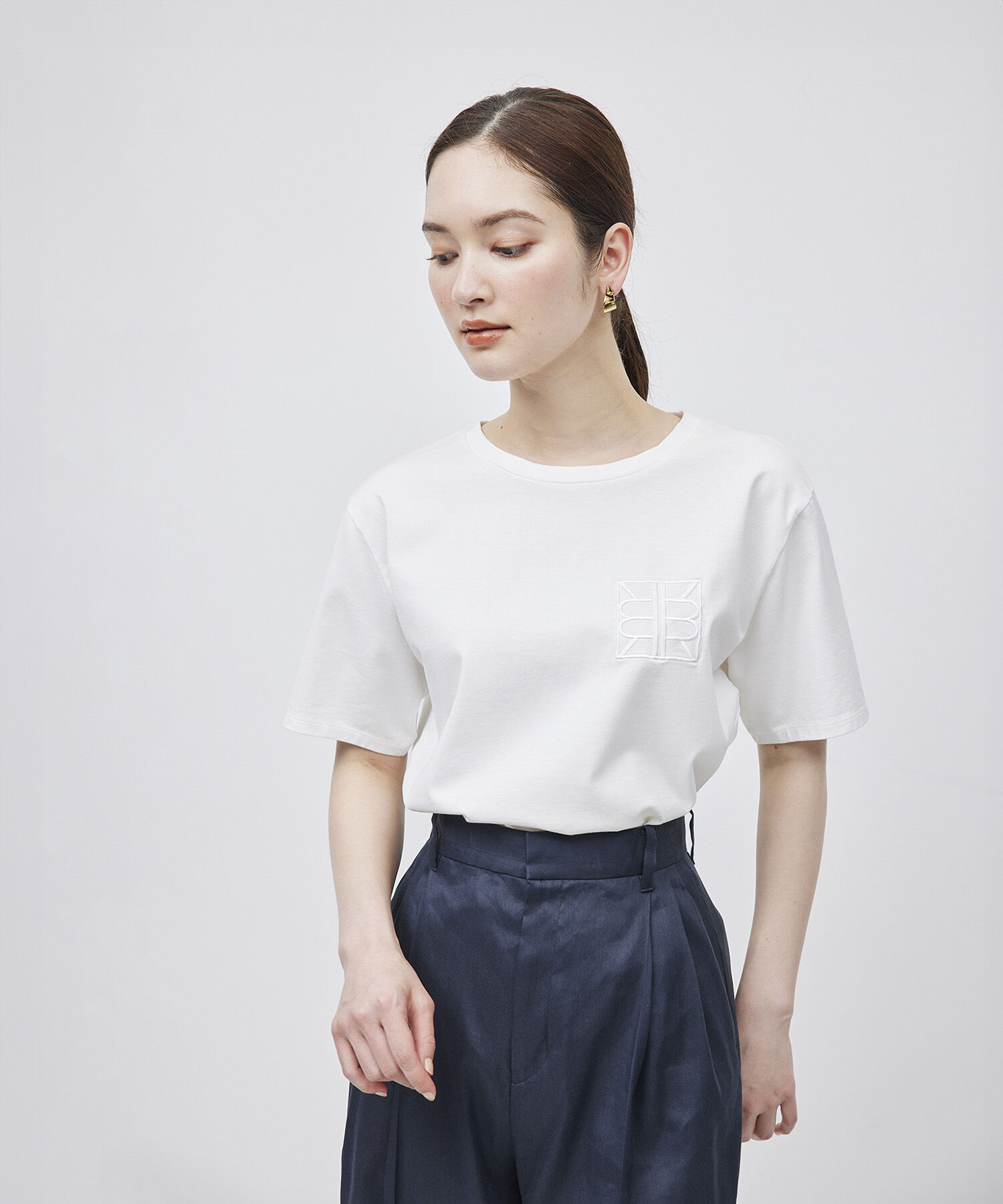 ROPE「アナグラム刺繍TEE」|Tシャツ・カットソー|