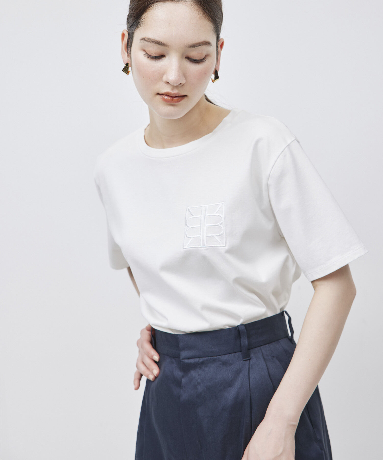 ROPE「アナグラム刺繍TEE」|Tシャツ・カットソー|