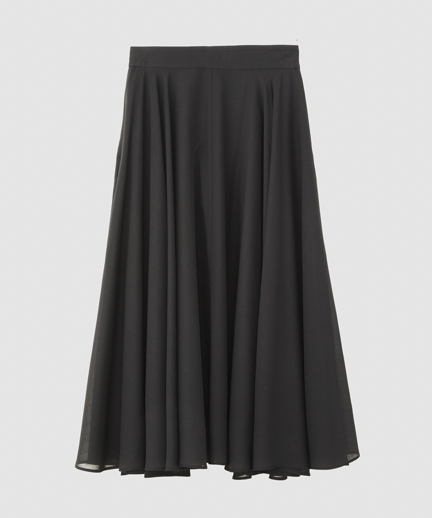 ROPE「マナードボイルシアーサーキュラースカート/セットアップ対応」|スカート|