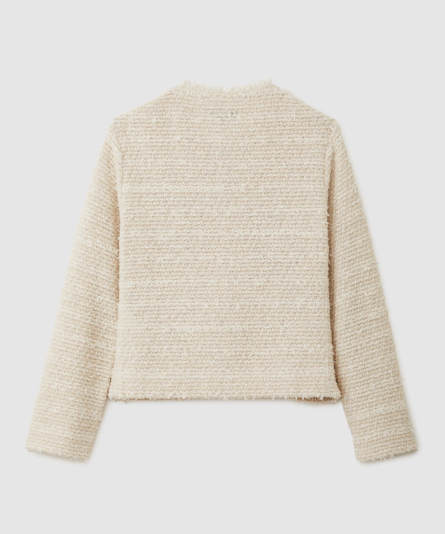 ROPE「【COOHEM】BASIC TWEED JACKET (コーヘン/ベーシックツイードジャケット)」|ノーカラージャケット|