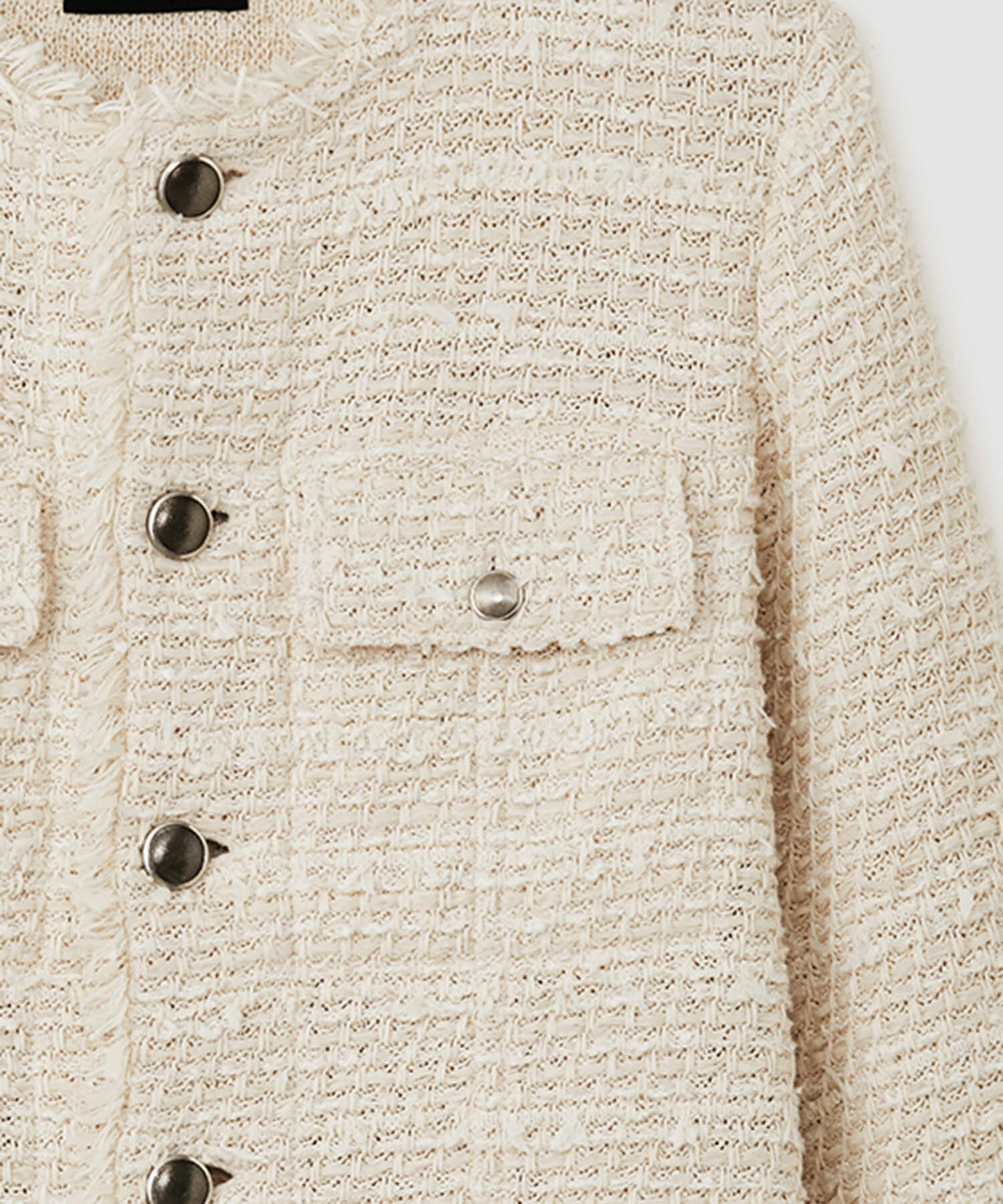 ROPE「【COOHEM】BASIC TWEED JACKET (コーヘン/ベーシックツイードジャケット)」|ノーカラージャケット|