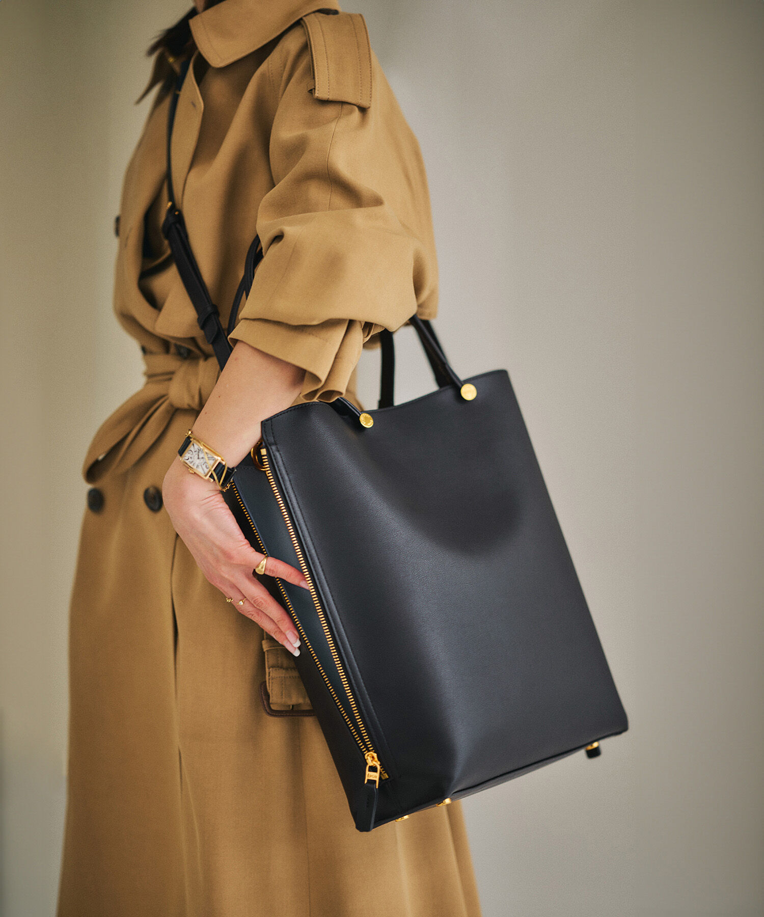 ROPE「【E'POR】Y BAG Large【通勤】【A4対応】【25AW】」|トートバッグ|