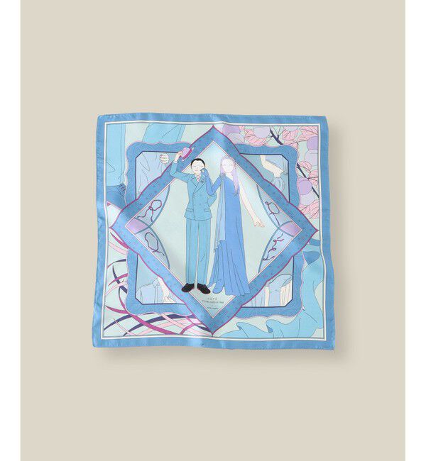 ROPE「【4 ARTIST for ROPE'】コラボ シルクスカーフ/Sサイズ」|バンダナ・スカーフ|