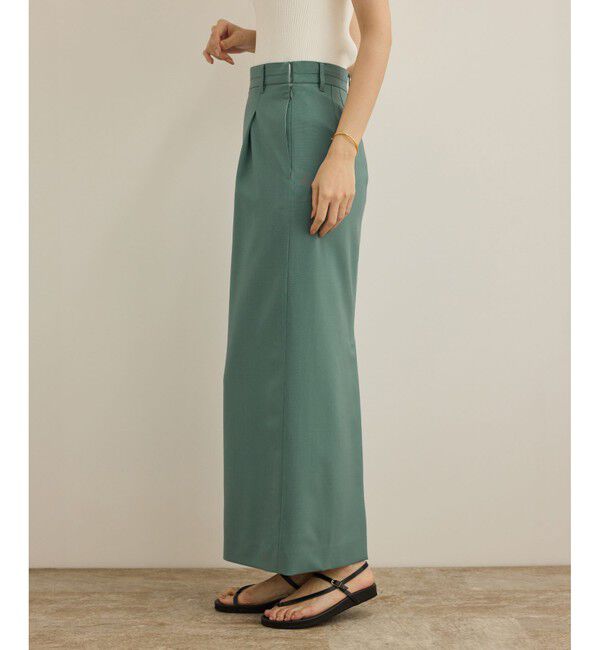 ROPE「【撥水】ウールストレートタイトスカート」|スカート|