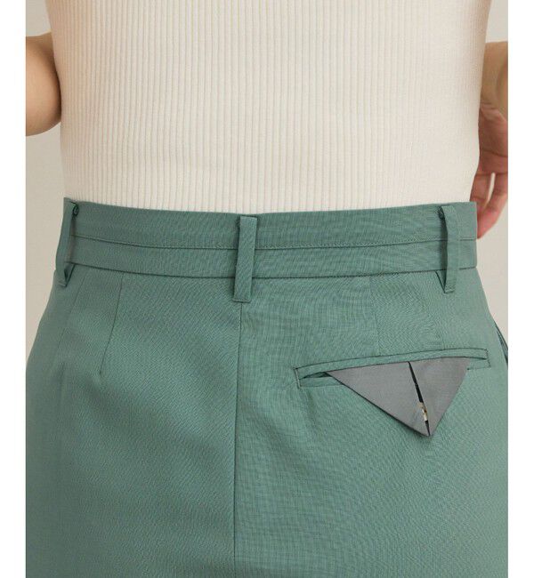 ROPE「【撥水】ウールストレートタイトスカート」|スカート|