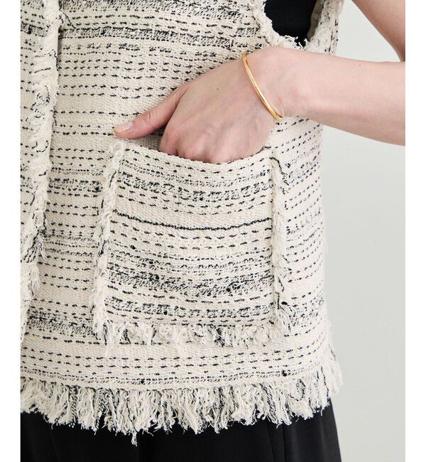 ROPE「【GIOLICA（ジオリカ）】別注TWEED V GILET（ジレ）」|ベスト・ジレ|