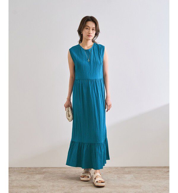 ROPE「【WEB・一部店舗限定】バックシャンティアードワンピース/洗える」|ワンピース|