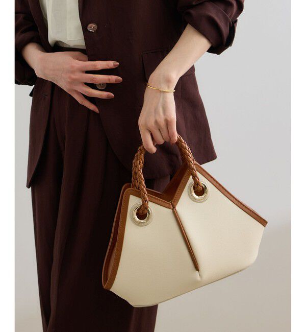 ROPE「【teau】navire（ナビーレ） SHOULDER BAG Small / 2way」|ハンドバッグ|オフホワイト(15)