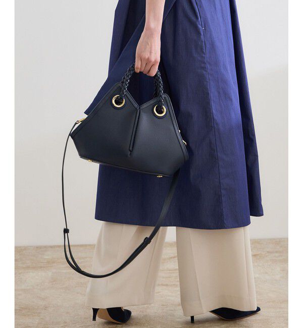 ROPE「【teau】navire（ナビーレ） SHOULDER BAG Small / 2way」|ハンドバッグ|ネイビー(40)