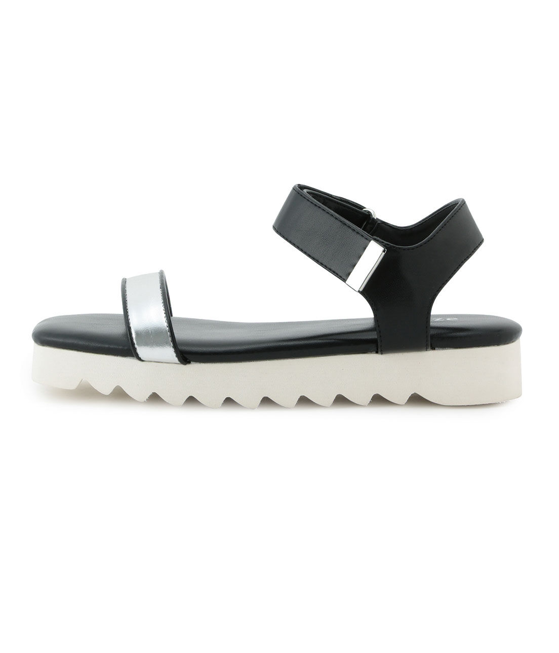 Juze「軽量スクエアトゥ厚底サンダル」|サンダル|