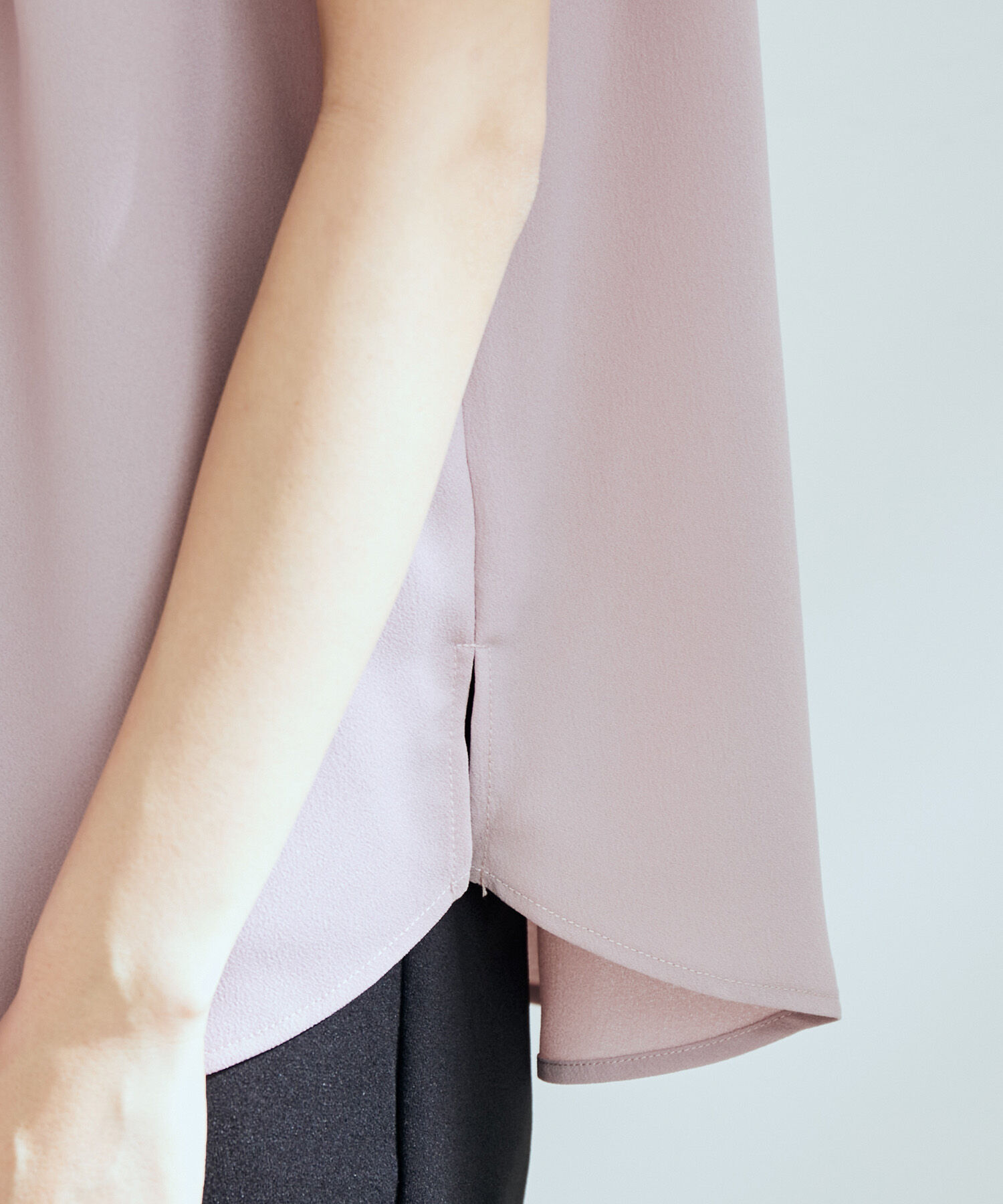 vis-a-vis「【WEB限定】【SET】フレンチスリーブタックブラウス＆フレアーパンツセット【sustainable】」|シャツ・ブラウス|