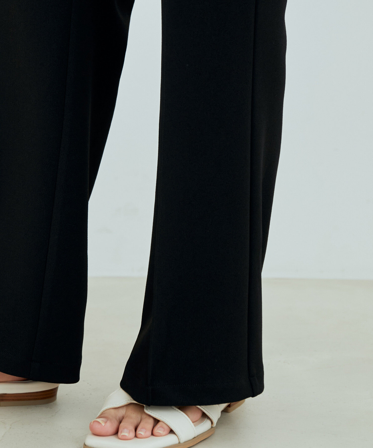 vis-a-vis「【WEB限定】【SET】フレンチスリーブタックブラウス＆フレアーパンツセット【sustainable】」|シャツ・ブラウス|