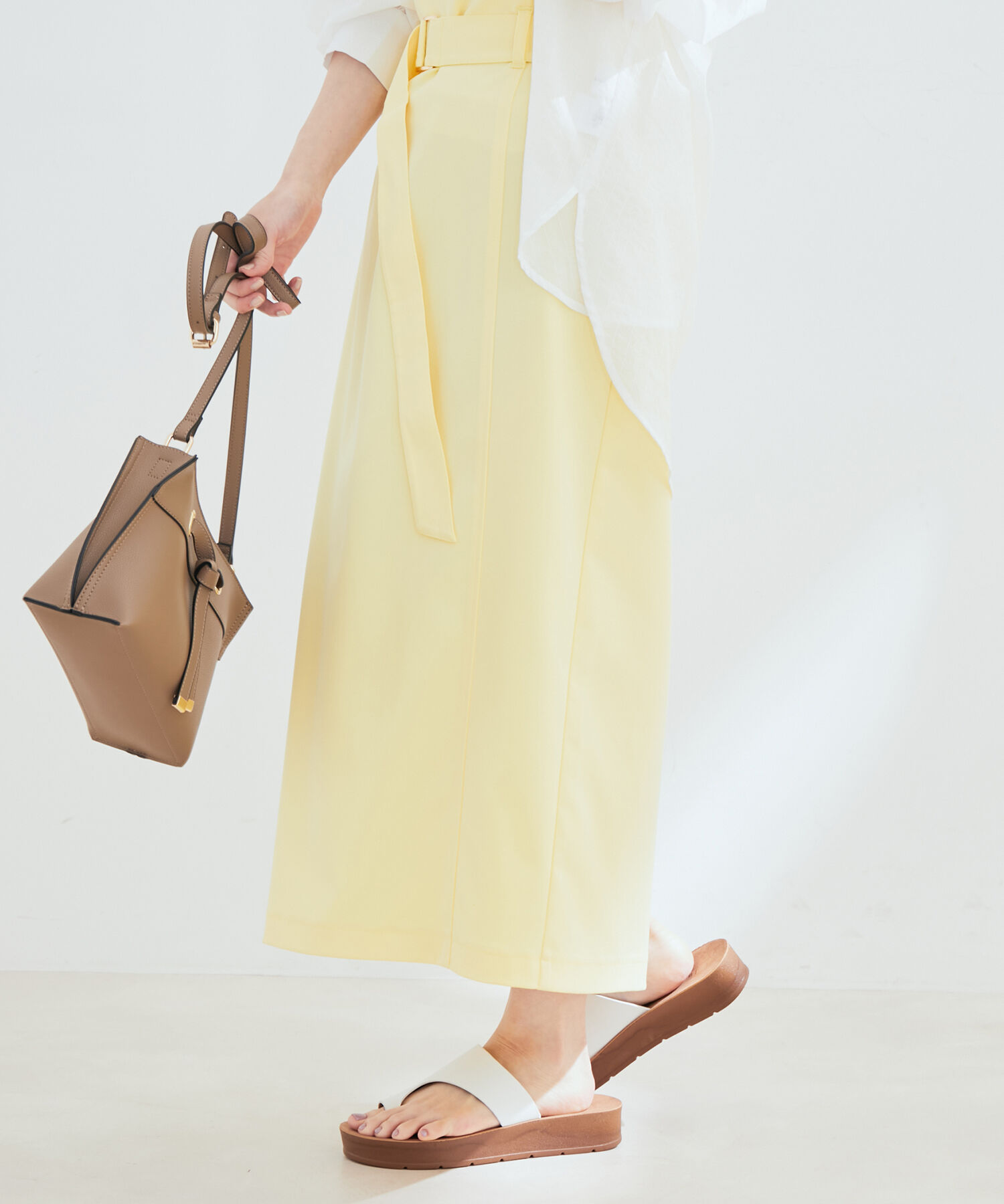 Juze「【軽量】厚底トングサンダル」|サンダル|