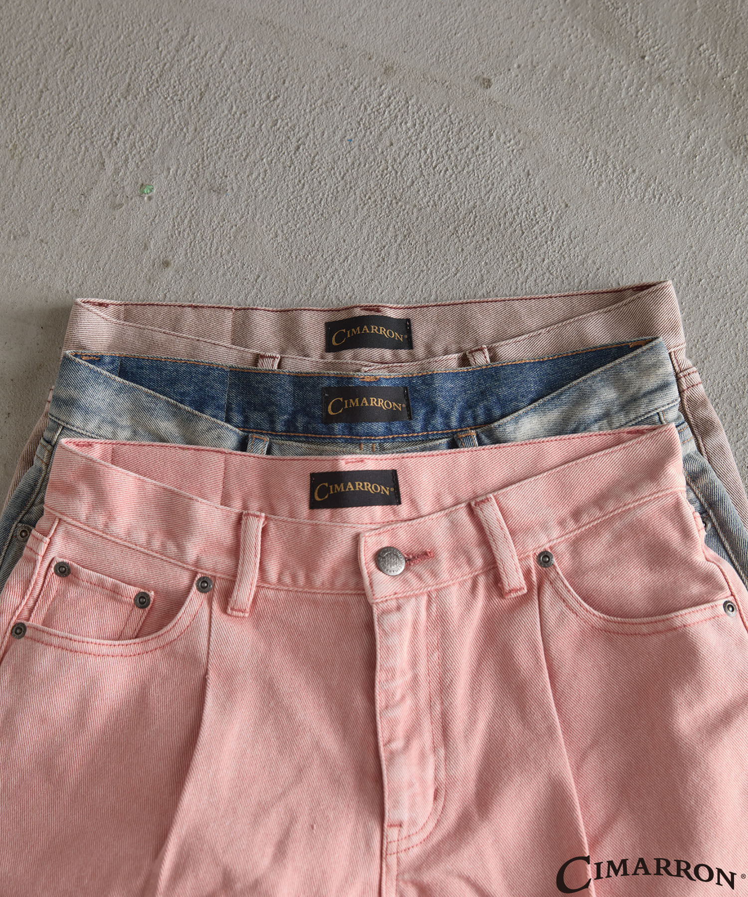 VIS「【CIMARRON】VIS別注ヴィンテージライクカラーデニム」|デニム|