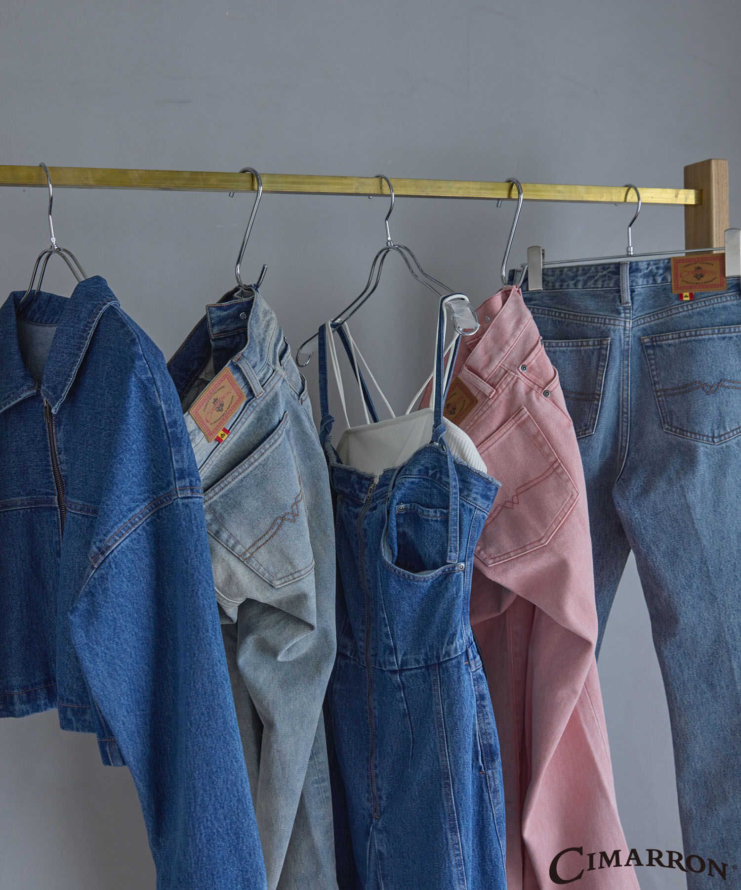 VIS「【CIMARRON】VIS別注ヴィンテージライクカラーデニム」|デニム|