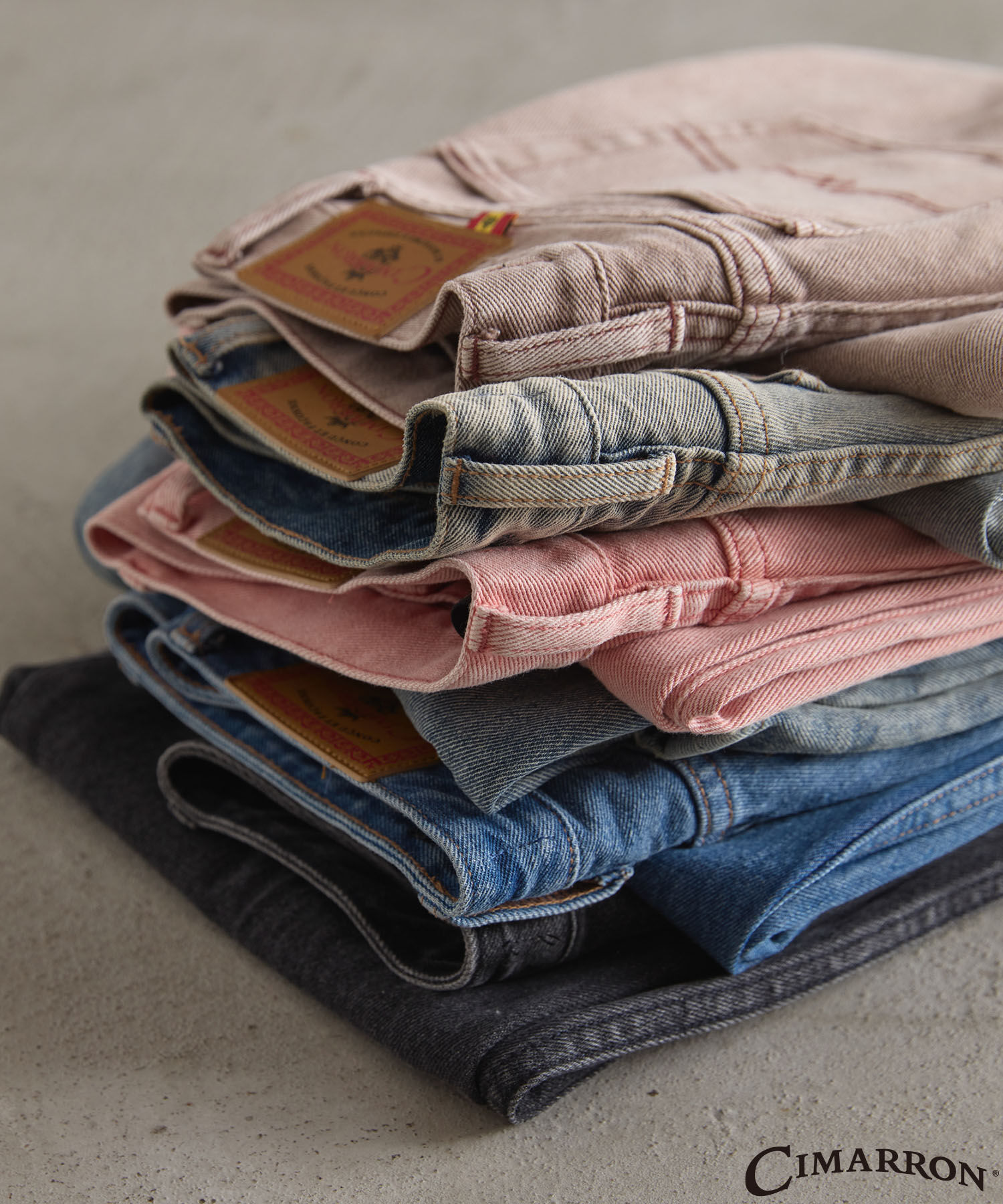 VIS「【CIMARRON】VIS別注ヴィンテージライクカラーデニム」|デニム|