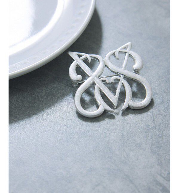 VIS「ロゴメタルブローチ」|ブローチ・コサージュ|シルバー(93)