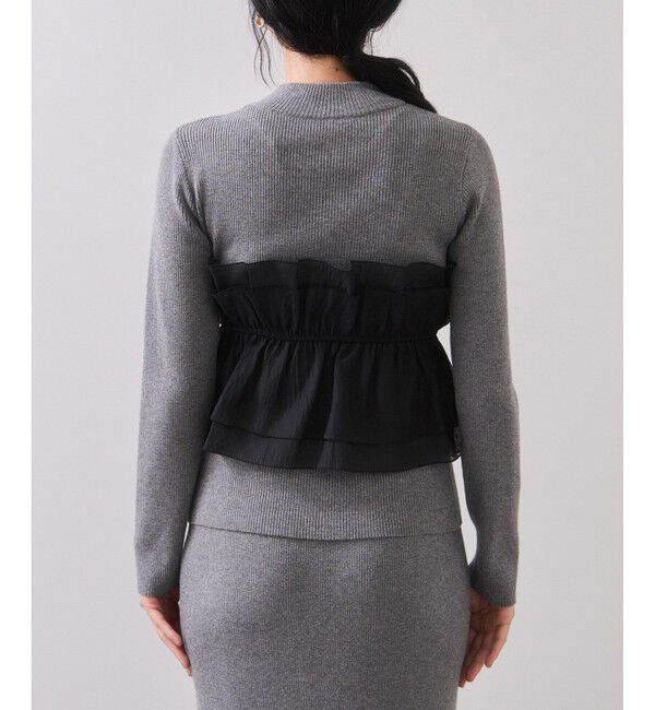 VIS「ビスチェドッキングニットプルオーバー/セットアップ対応」|ニット・セーター|