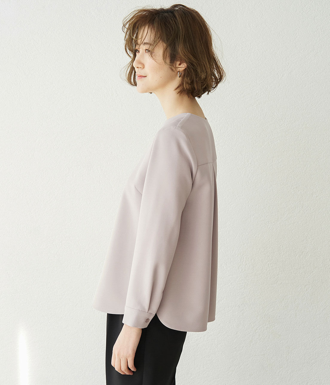 Rope&rsquo;Picnic「【360&deg;ウルトラストレッチ】【セットアップ対応】フロントホックブラウス」|シャツ・ブラウス|