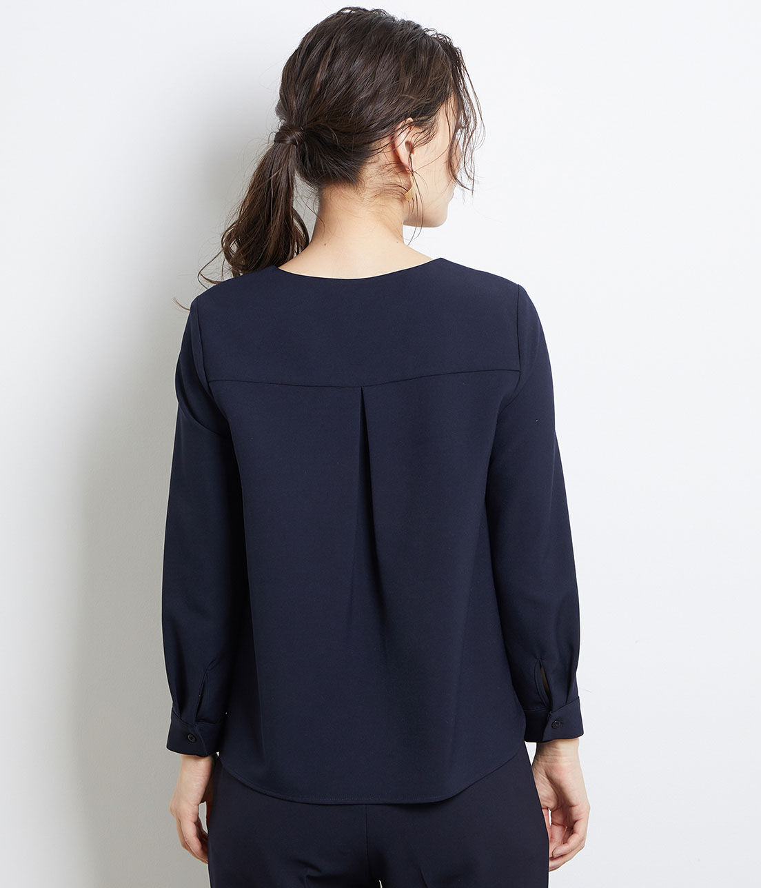 Rope&rsquo;Picnic「【360&deg;ウルトラストレッチ】【セットアップ対応】フロントホックブラウス」|シャツ・ブラウス|